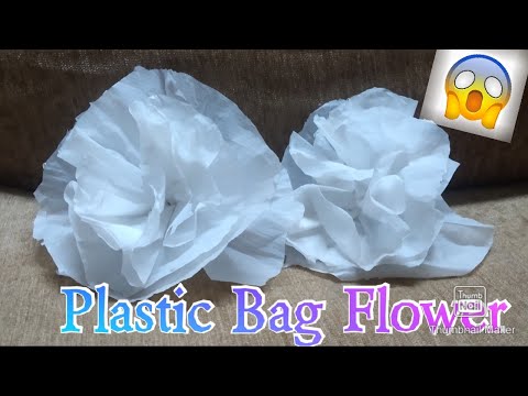 How to make an Flowers from Plastic Bag🤩🤩l Rutuja Bhagat l