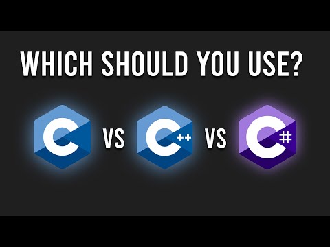 C vs C++ vs C#