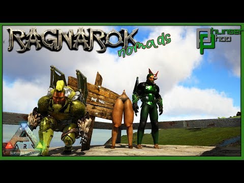 Ark: Ragnarok Nomads 93 - IT CAN'T GET MUCH THICKER! AMAZING WATERFALL BASE!