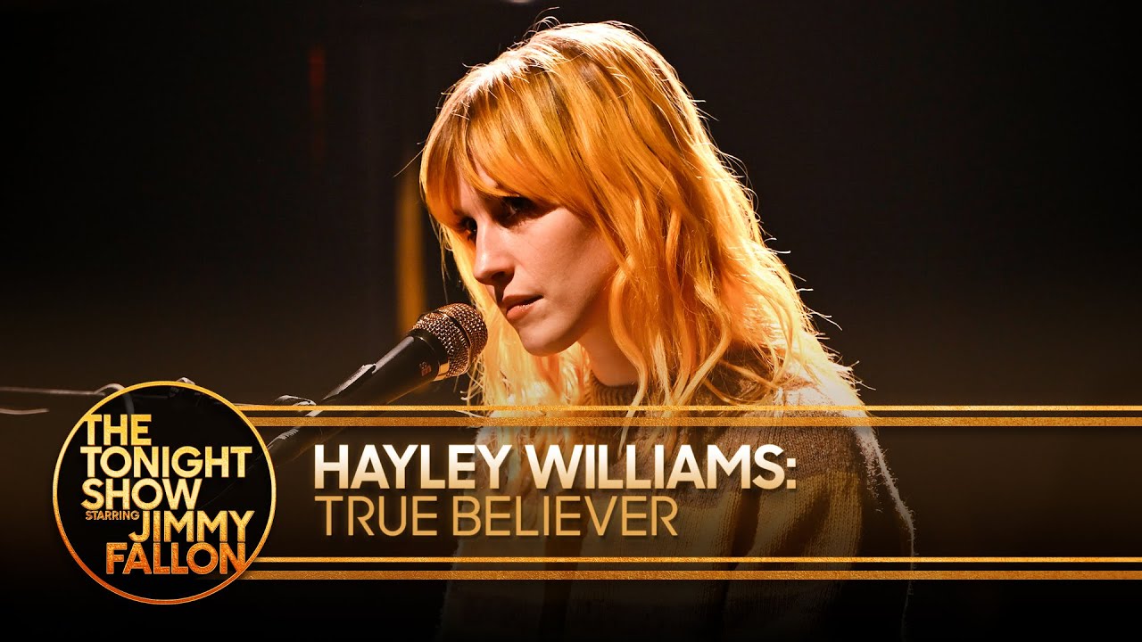 Hayley Williams: True Believer | The Tonight Show Starring Jimmy Fallon - YouTube