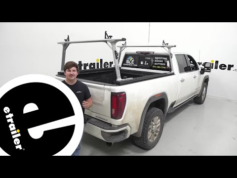 How to Install the Thule TracRac SR Sliding Truck Bed Ladder Rack on a 2021 GMC Sierra 2500