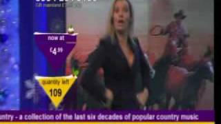 Lisa Brash dancing to kenny rogers shine on ruby mountain live on TV