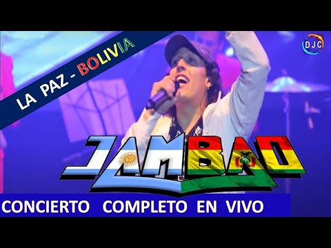 JAMBAO EN VIVO CONCIERTO COMPLETO - LA PAZ BOLIVIA - TEATRO AL AIRE LIBRE AÑO 2013 DISQUERIA JC