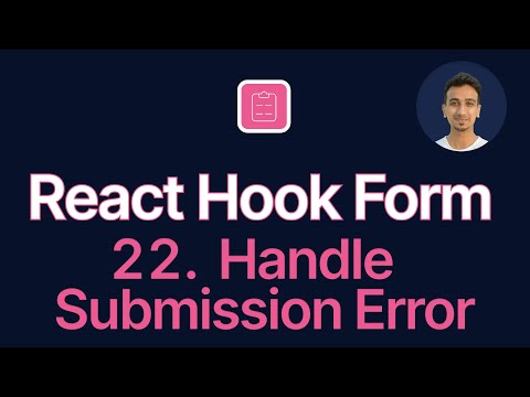 React Hook Form Tutorial 1 Introduction