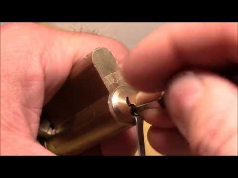 (picking 35) GeGe euro cylinder picked and gutted (sent by slim_pickins - thank you)
