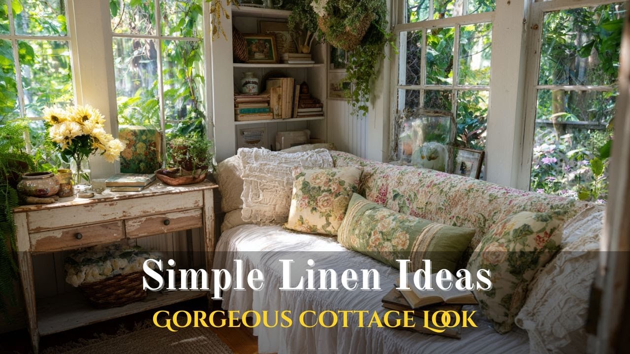 How to Use Vintage Linens for a Calm and Cozy Cottage Interior That Looks Magazine-Worthy