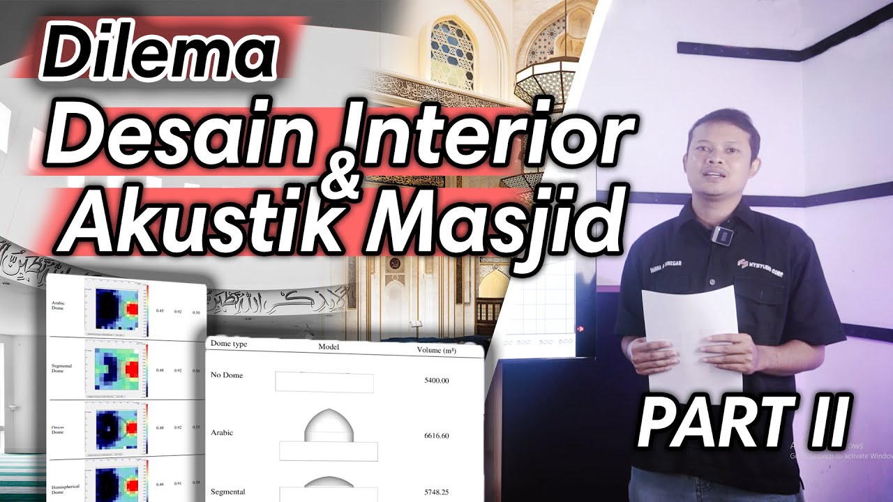 Dilema dalam Desain Interior dan Akustik Masjid | Part 2