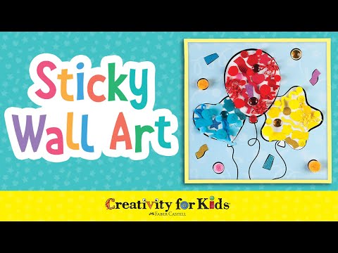 Sticky Wall Art Balloons by Creativity for Kids