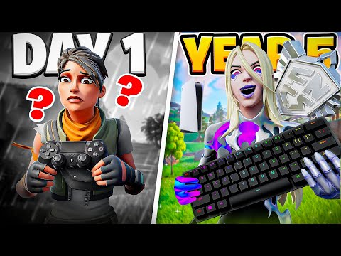 My 5 Year Fortnite Keyboard & Mouse Progression…