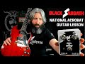 Black Sabbath A National Acrobat Guitar Lesson - C# Standard Tuning