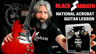 Black Sabbath A National Acrobat Guitar Lesson - C# Standard Tuning