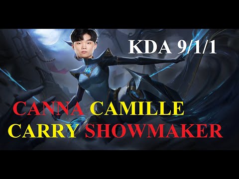 T1 Canna TOP Camille Carry Showmaker [Kr challenger] | Canna stream