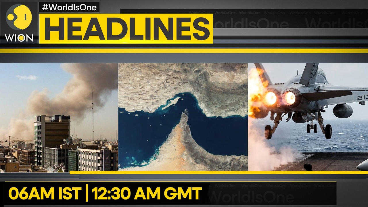 US-Iran War: US Launches New Strikes Iran | Iran Reports Attacks Near Hormuz Strait |WION Headlines