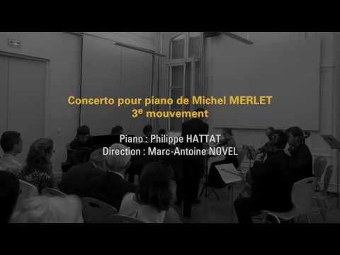 Concerto pour piano de Michel Merlet (extraits 9/9/2016)