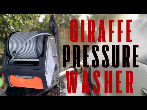 Wall-Mounted Pressure Washer Review: Grandfalls Retractable Pressure Washer Pro - Giraffe Tools