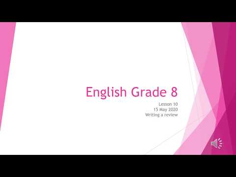 ENGLISH GRADE 8: 15 Mei 2020 - periode 2 (15082)