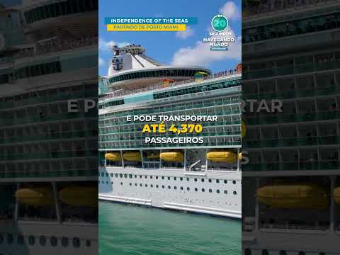 Thumbnail for Independence of Seas partindo do Porto de Miami em 60 segundos | #shorts #royalcaribbean #cruzeiros