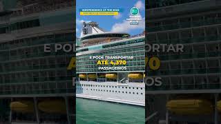 Independence of Seas partindo do Porto de Miami em 60 segundos | #shorts #royalcaribbean #cruzeiros