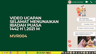 Download lagu Video ucapan selamat menunaikan ibadah puasa 1442H 2021 M (MVR004) mp3