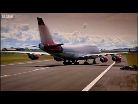 See What Happens When A Car Is Caught In The Take-off Blast Of A Boeing 747 Engines