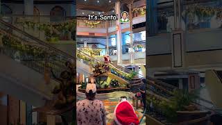 When Santa makes an appearance on your Merrytime cruise #disneycruise #santaclaus #christmas