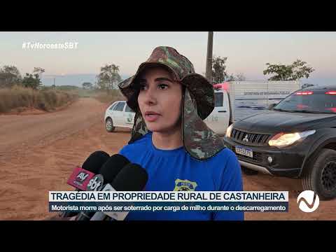 TRAGÉDIA EM PROPRIEDADE RURAL DE CASTANHEIRA