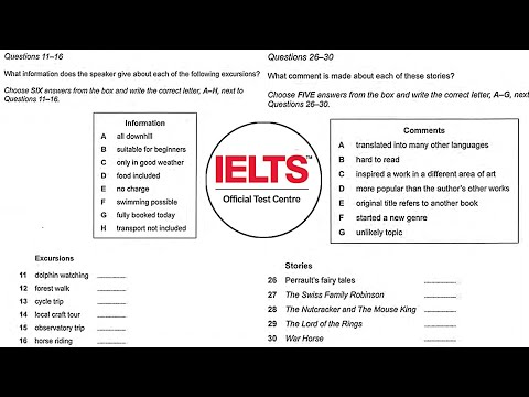21 JANUARY - REAL IELTS LISTENING TEST 2023 | IDP ACADEMIC LISTENING TEST 2023