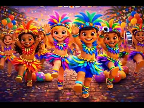 🎭🥁 BAILA, BAILA EN CARNAVAL | CALYPSO INFANTIL 🎶 COMPARSA DE CARNAVAL PARA NIÑOS 🌈💃
