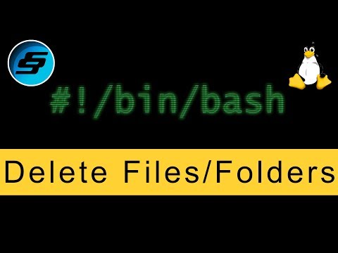 Delete Files Folders rm Bash Scripting