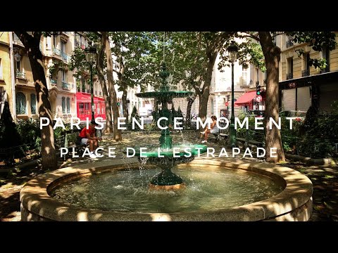 WALK IN PARIS ( PLACE DE L'ESTRAPADE) 11/08/2020 PARIS 4K
