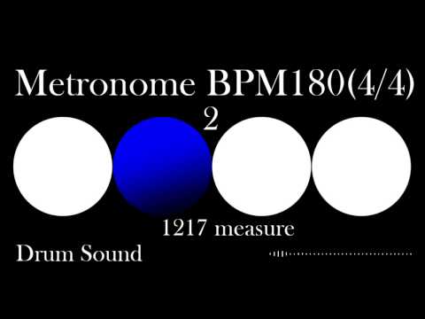 [Metronome]180BPM[drum sound]