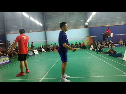 Badminton Men's Double SemiPro HOO Tournament - Ong Hwa Jin / Tan Kim Lim Vs Nasa'i / Hanif