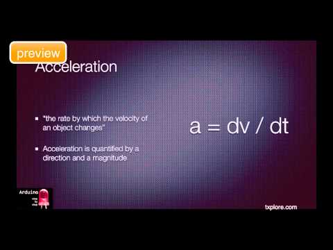 Arduino SbS Preview - 3 axis acceleration