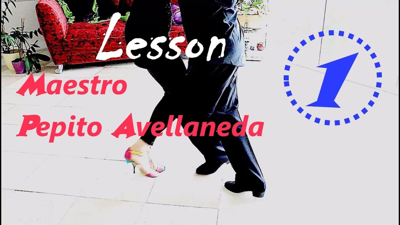 Tango. Style of my Maestro Pepito Avellaneda lesson 1. Change of front.