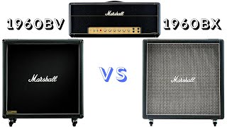 Video thumbnail for Marshall 1959HW Handwired JMP Plexi w/ 1960BV vs 1960BX Cabs by Hollywood Rare Guitars
