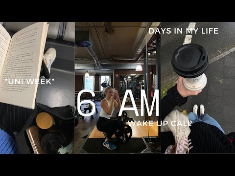Uni days in my life - Student | 6uhr aufstehen - Vorlesung - gym