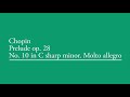 Chopin Prelude op. 28 No. 10 in C sharp minor. Molto allegro (Ivan Moravec)(1965)