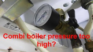 Does your combi boiler pressure keep rising? Sometimes even when switched off.