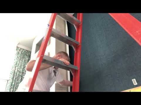 HOW TO INSTALL THIBAUT GRASSCLOTH ON A FEATURE WALL PART 6