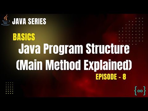 Java Program Structure Main Method Explained Java Tutorials Episode 8 Preploop
