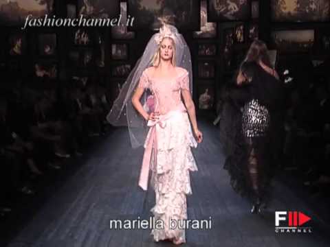 "Mariella Burani" Spring Summer 2007 Bridalwear Milan by FashionChannel
