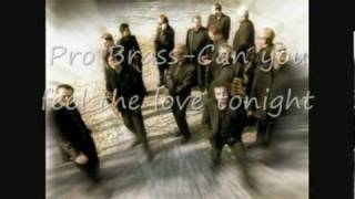Pro Brass- Can you feel the love tonight