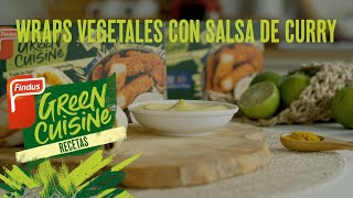 Findus Wraps Vegetales con Salsa de Curry - Recetas Green Cuisine anuncio