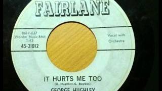 George Hughley: It hurts me too