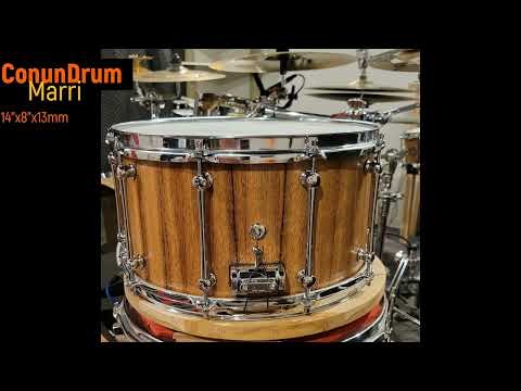Marri 14"x8" stave snare drum