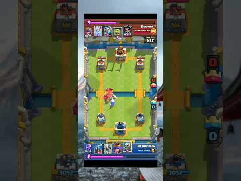 When Archer Queen is played with xbow deck #shorts #clashroyale #supercell