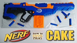 How to make a Nerf Gun cake