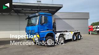 Mercedes-Benz Arocs 3245 8X4 HIAB XR26Z56 containersystem Steel Suspension Big Abrollkipper | Bild 4 - Autoline