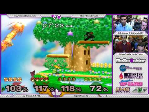 McSmashter 4 - [A] Armada & IB Vs. Kage & Vwins - SSBM Grand Finals - Melee