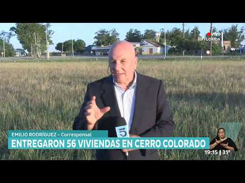 Se realizó la entrega de 56 viviendas en la localidad de Cerro Colorado, en Florida.